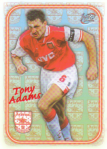 Tony Adams Arsenal 1997/98 Futera Fans' Selection Special Edition #SE06